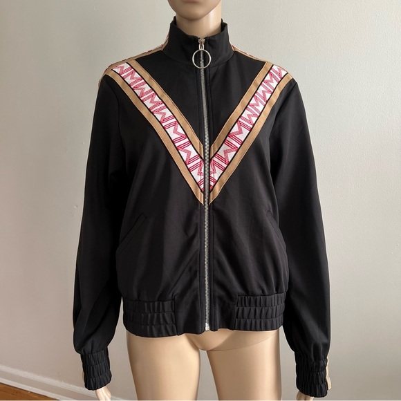 Maje Trevise Zip Up Track Tracksuit Bomber Jacket Maje Size 1 Size Small - Picture 6 of 15